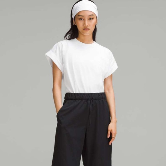 Lululemon Heavyweight Cotton T-Shirt Bodysuit White Top Open Back Women’s Small - Picture 5 of 12